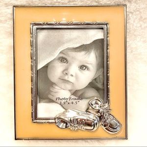 Baby metal picture frame